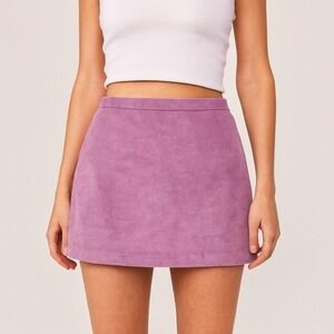 Vintage Skirt Women's 10 Lavender Purple New NWT Mod Feminine Micro Mini Y2K